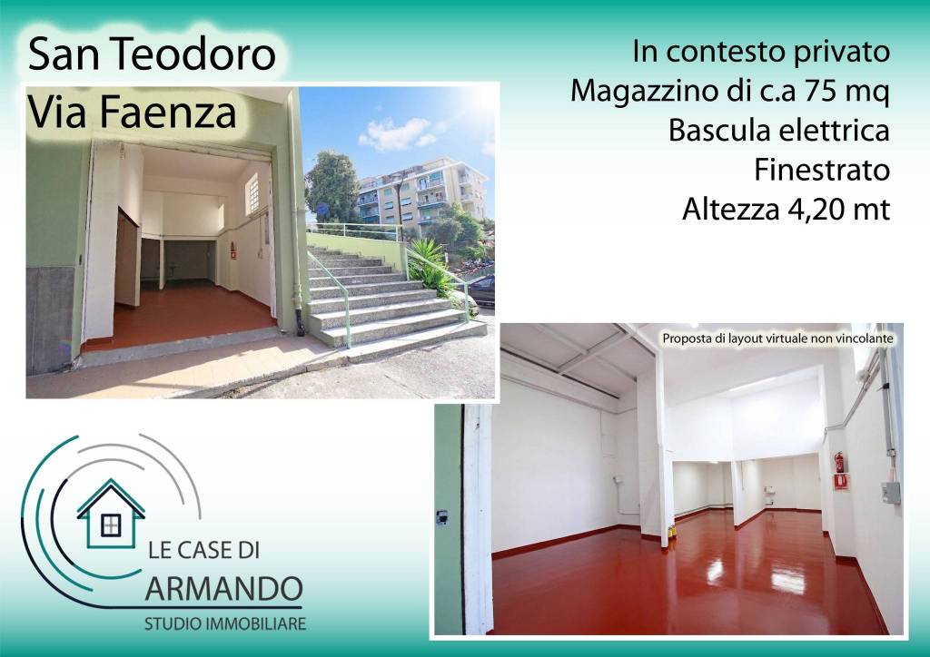 locale commerciale in vendita a Genova in zona San Teodoro