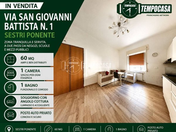 appartamento in vendita a Genova in zona Sestri Ponente