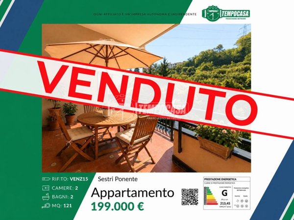 appartamento in vendita a Genova in zona Borzoli