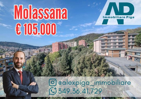 appartamento in vendita a Genova in zona Molassana