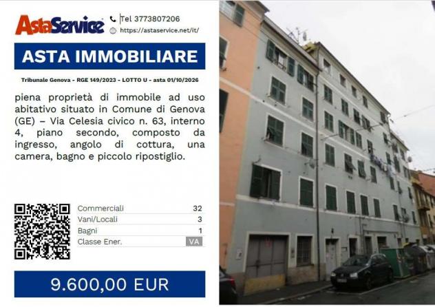 appartamento in vendita a Genova