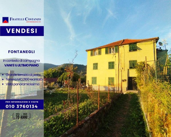 appartamento in vendita a Genova in zona Bavari