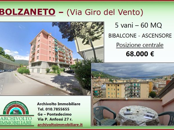 appartamento in vendita a Genova in zona Bolzaneto
