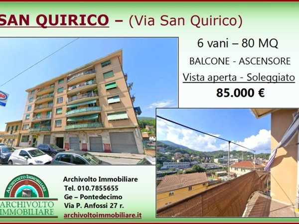 appartamento in vendita a Genova in zona San Quirico