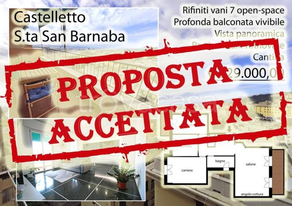 appartamento in vendita a Genova in zona Castelletto