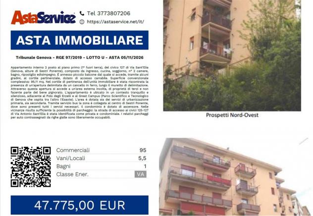 appartamento in vendita a Genova in zona Cornigliano