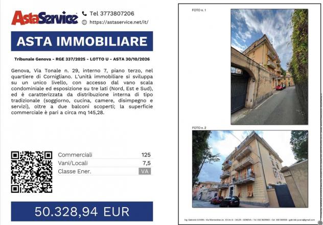 quadrivano in vendita a Genova in zona Cornigliano