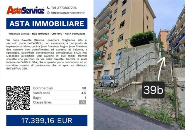 appartamento in vendita a Genova