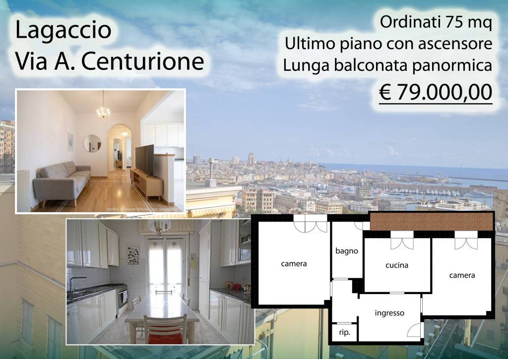 appartamento in vendita a Genova in zona Lagaccio / Granarolo