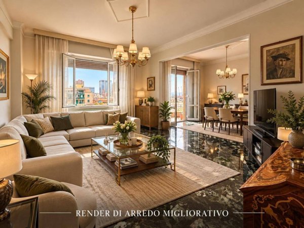 appartamento in vendita a Genova in zona Sampierdarena
