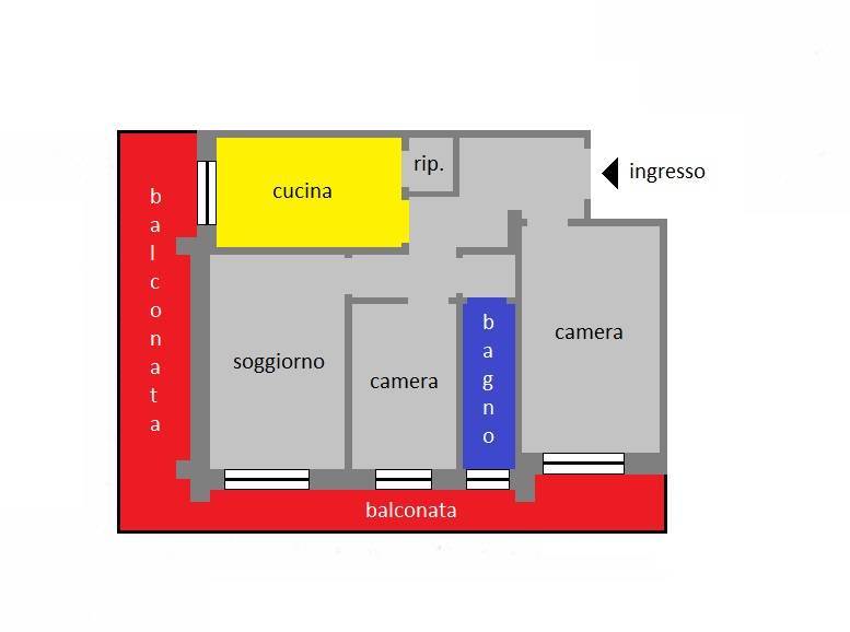 appartamento in vendita a Genova in zona Lagaccio / Granarolo