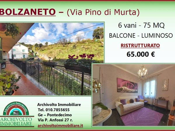 appartamento in vendita a Genova in zona Murta