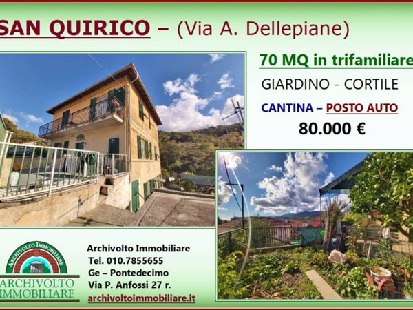 appartamento in vendita a Genova in zona San Quirico