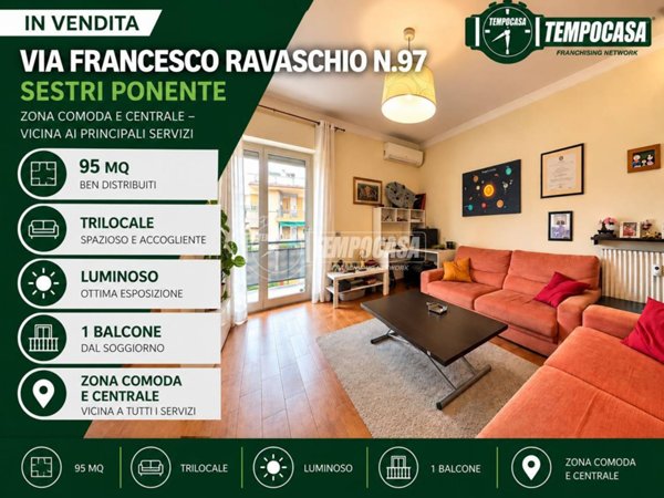 appartamento in vendita a Genova in zona Sestri Ponente