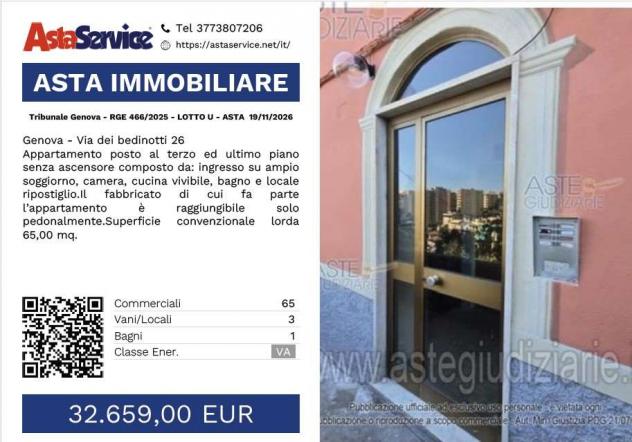 appartamento in vendita a Genova