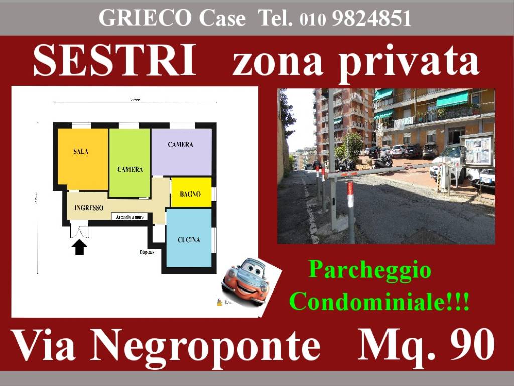 appartamento in vendita a Genova in zona Sestri Ponente