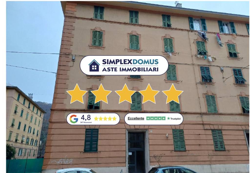 appartamento in vendita a Genova in zona Staglieno