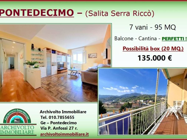 appartamento in vendita a Genova in zona Pontedecimo