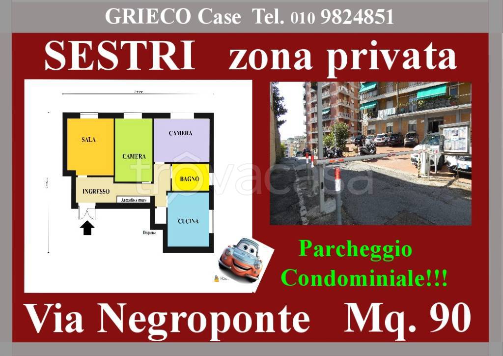 appartamento in vendita a Genova in zona Sestri Ponente