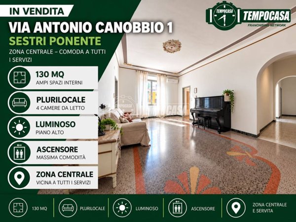 appartamento in vendita a Genova in zona Sestri Ponente
