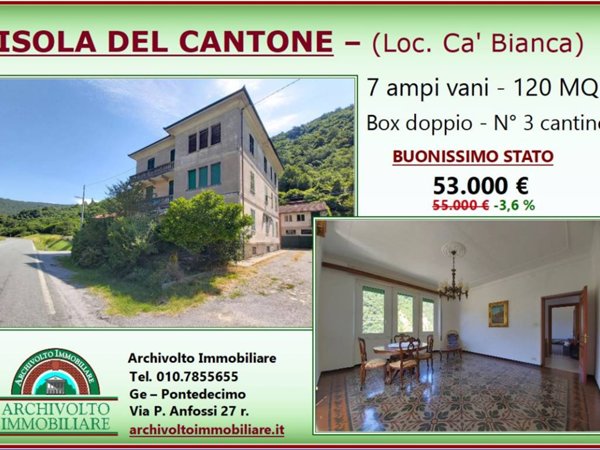 appartamento in vendita ad Isola del Cantone