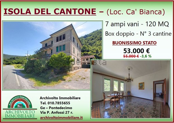 appartamento in vendita ad Isola del Cantone