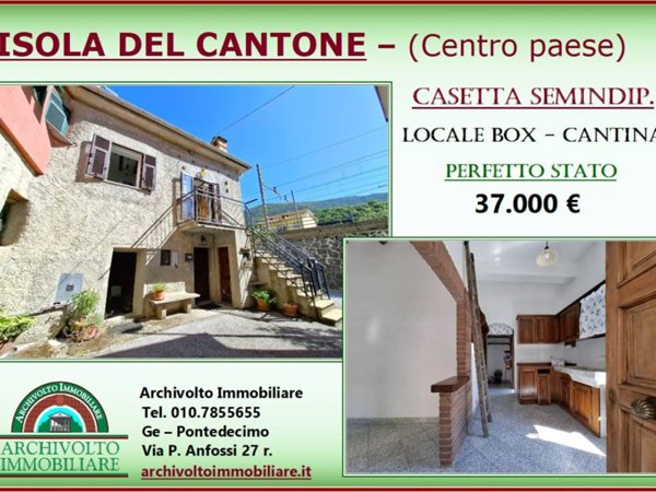 casa indipendente in vendita ad Isola del Cantone