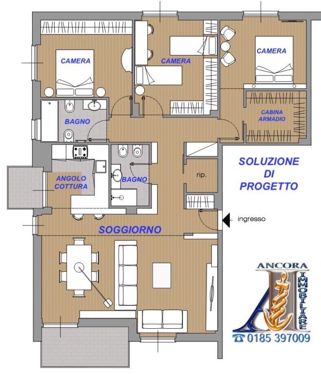 appartamento in vendita a Lavagna