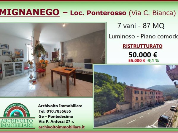 appartamento in vendita a Mignanego in zona Ponterosso