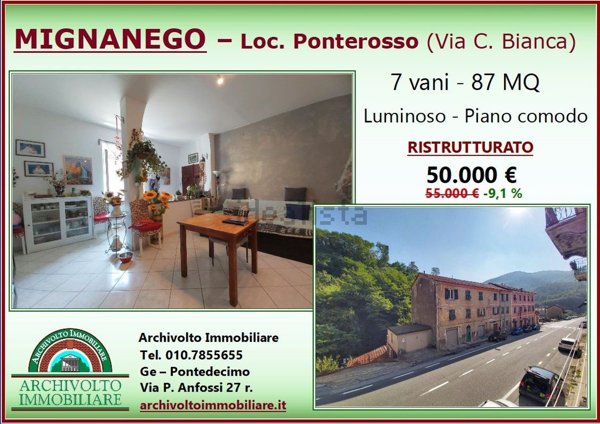 appartamento in vendita a Mignanego in zona Giovi