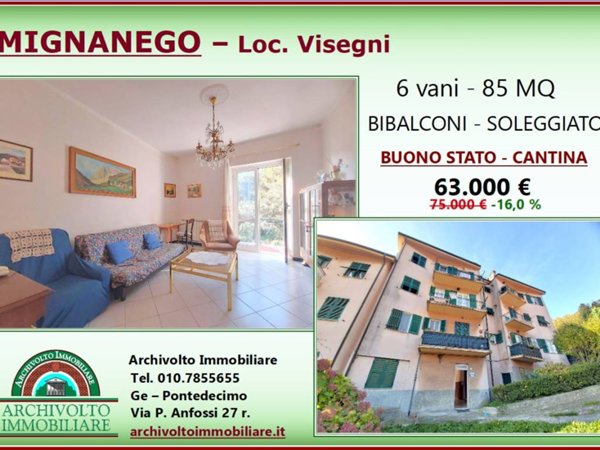 appartamento in vendita a Mignanego