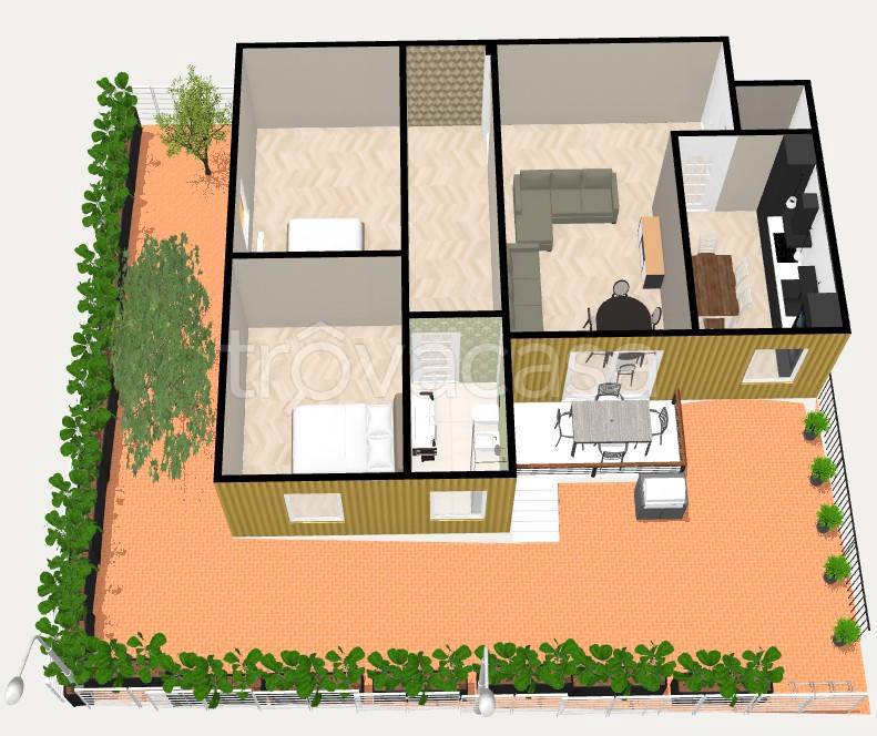 appartamento in vendita a Mignanego in zona Migliarina