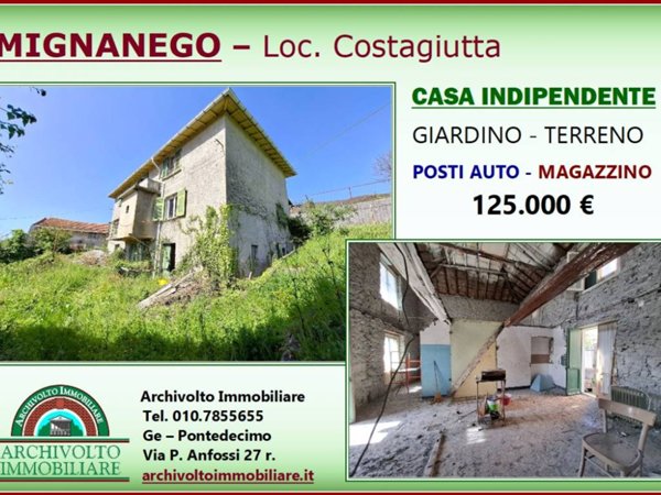 casa indipendente in vendita a Mignanego in zona Costagiutta