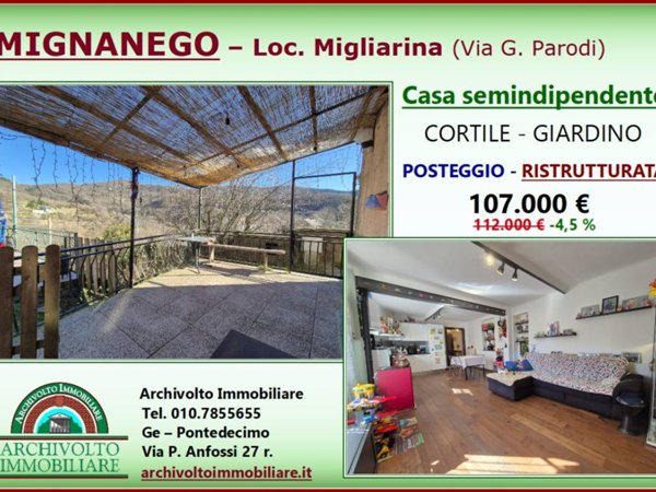 casa indipendente in vendita a Mignanego in zona Giovi