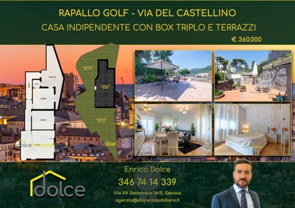 casa indipendente in vendita a Rapallo in zona Santa Maria del Campo