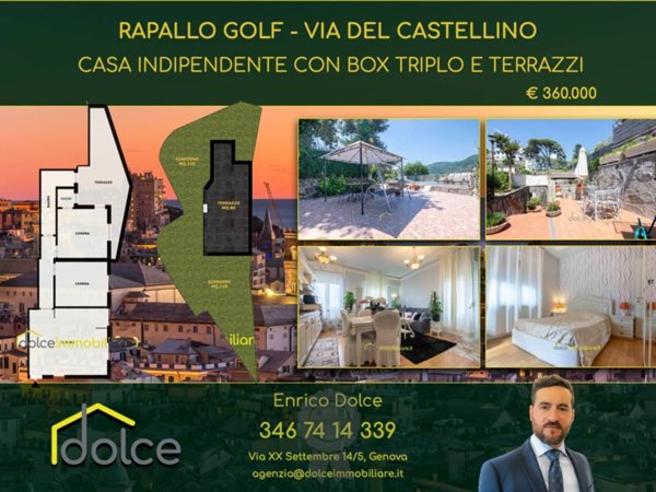 casa indipendente in vendita a Rapallo in zona Santa Maria del Campo