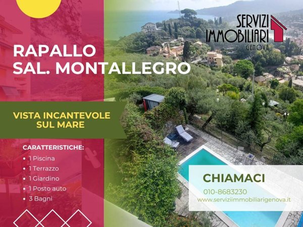 casa indipendente in vendita a Rapallo