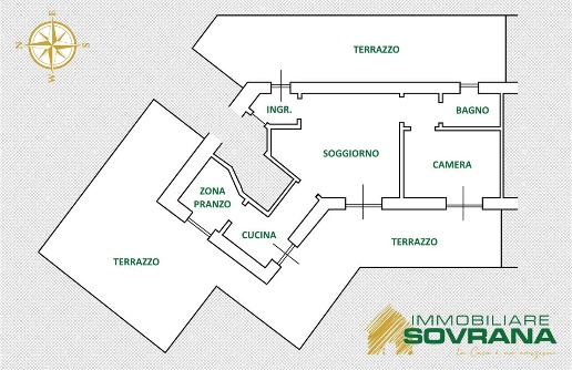 appartamento in vendita a Rapallo