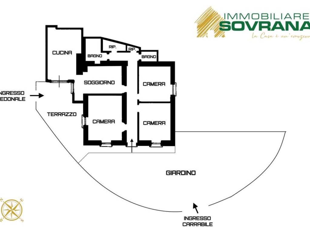 appartamento in vendita a Rapallo