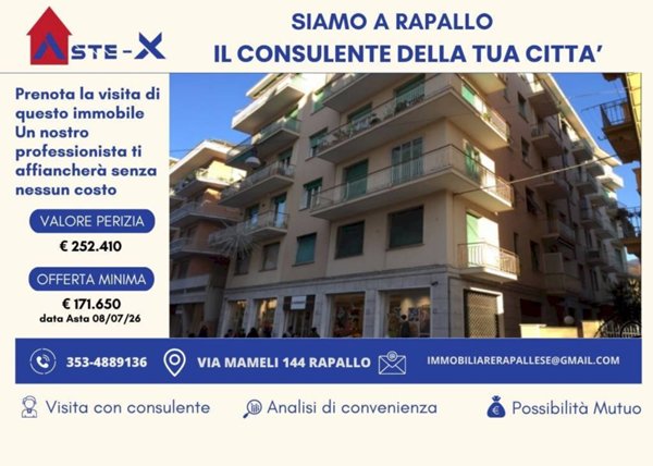 appartamento in vendita a Rapallo