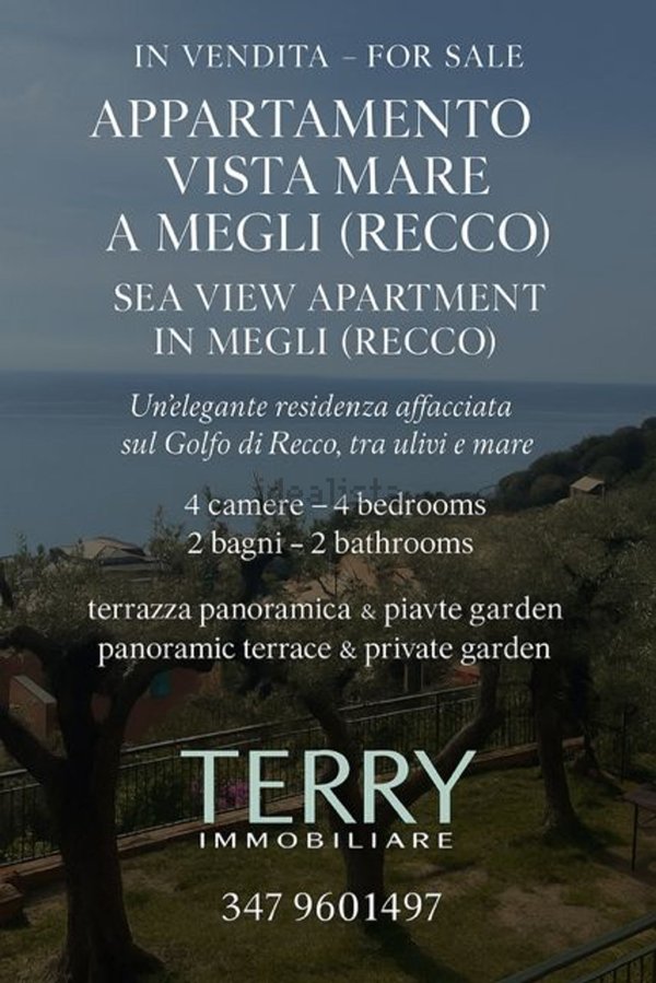 appartamento in vendita a Recco in zona Megli