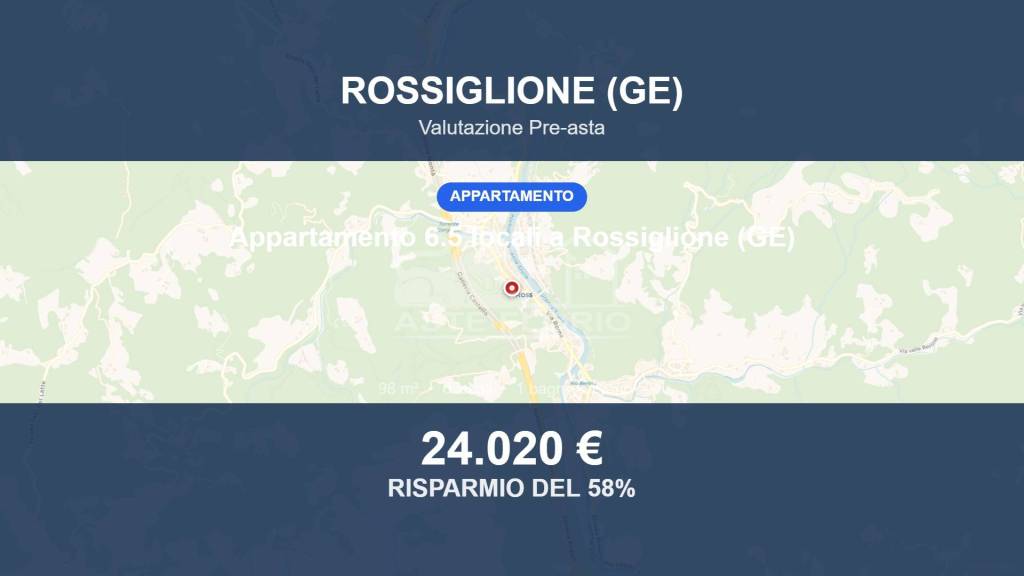 appartamento in vendita a Rossiglione