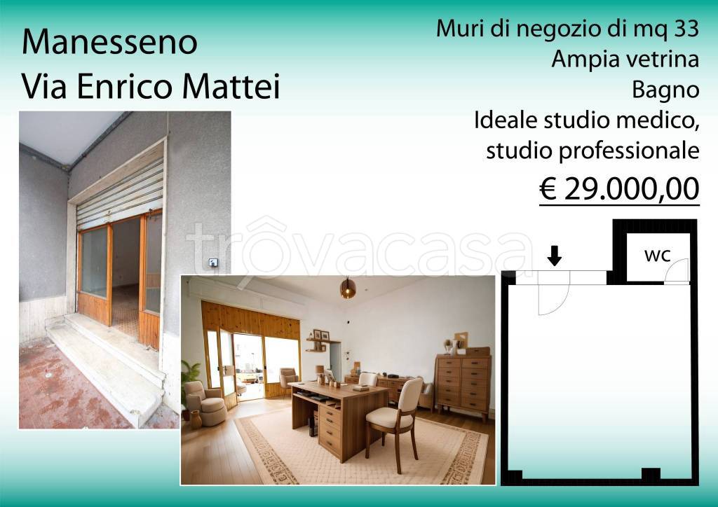 monolocale in vendita a Sant'Olcese in zona Manesseno