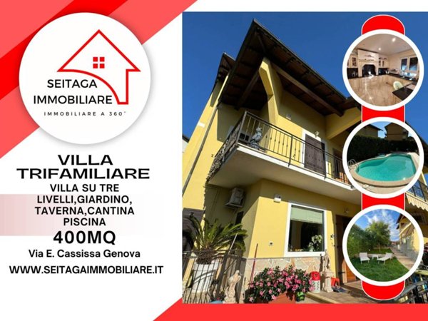 casa indipendente in vendita a Sant'Olcese in zona Manesseno
