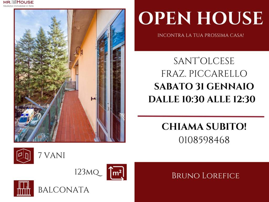 appartamento in vendita a Sant'Olcese in zona Piccarello