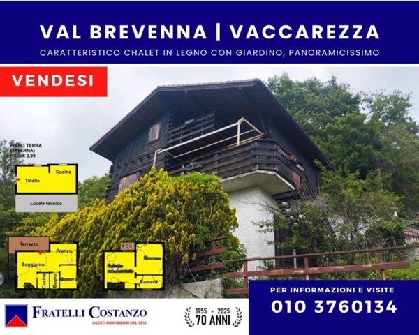 casa indipendente in vendita a Savignone in zona Vaccarezza