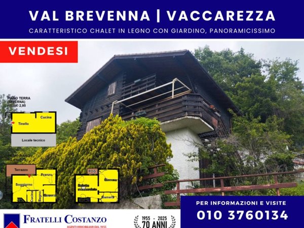 casa indipendente in vendita a Savignone in zona Vaccarezza