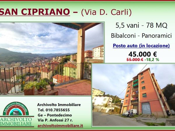 appartamento in vendita a Serra Riccò in zona Pedemonte