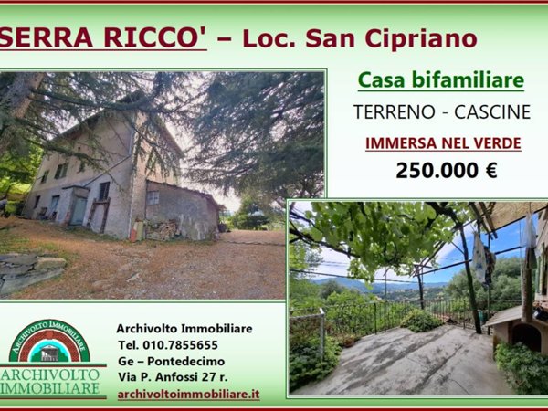 casa indipendente in vendita a Serra Riccò in zona Prelo