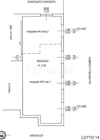 negozio in vendita a Serra Riccò in zona Pedemonte